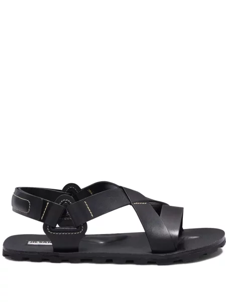 Sandale Jil Sander din piele negru