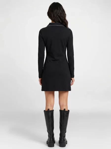 Calvin Klein Jeans Rochie | shearling negru