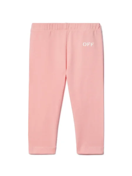 Legginsy dziecięce Off-white białe