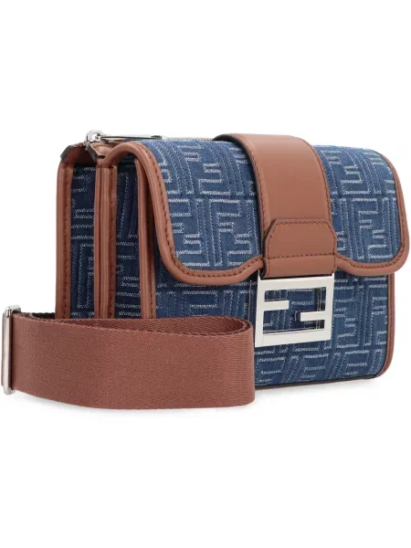Torba Fendi Baguette niebieska