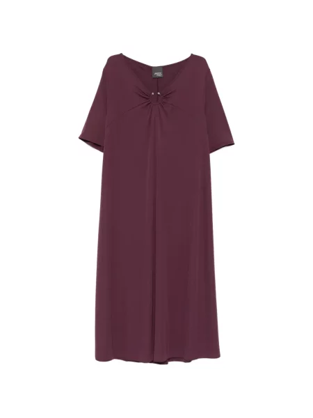 Sukienka midi Marina Rinaldi do kolan garniturowa fioletowa