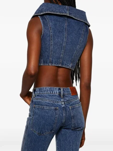 Top Natasha Zinko albastru