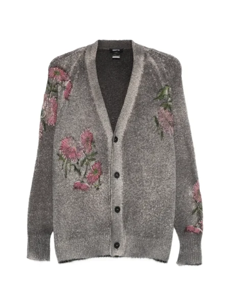 Cardigan Avant Toi cu model floral gri