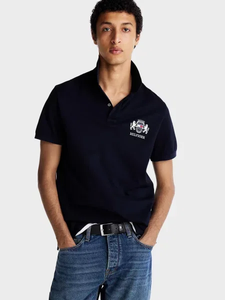 Поло Tommy Hilfiger синє