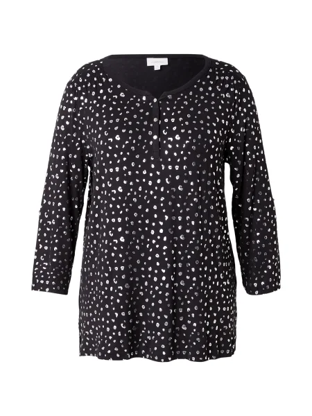 ONLY Carmakoma Tricou CARERIN / argintiu negru