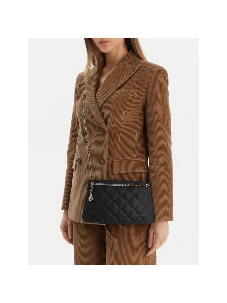 Geantă Tory Burch Fleming Pochette negru