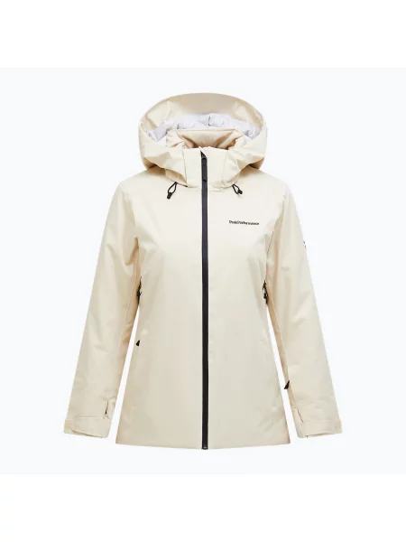 Kurtka narciarska Peak Performance Anima Insulated sand fog biała