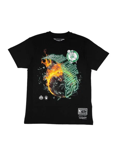 Mitchell & Ness Tricou funcțional Boston Celtics HWC Blaze galben curry / verde / negru alb