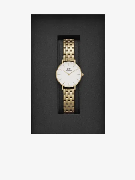 Daniel Wellington óra Petite 28 sárga női fehér