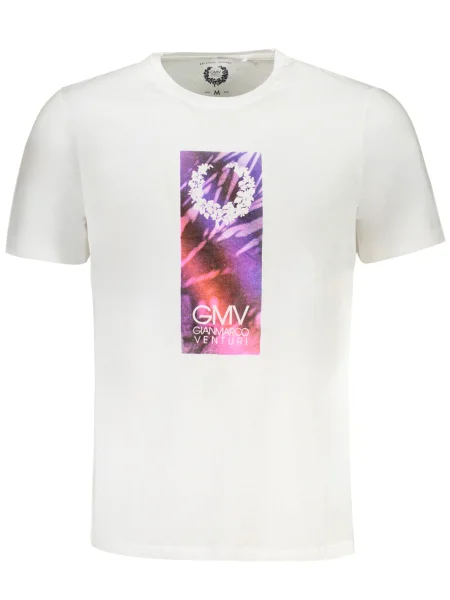 Tricou Gian Marco Venturi scurt alb