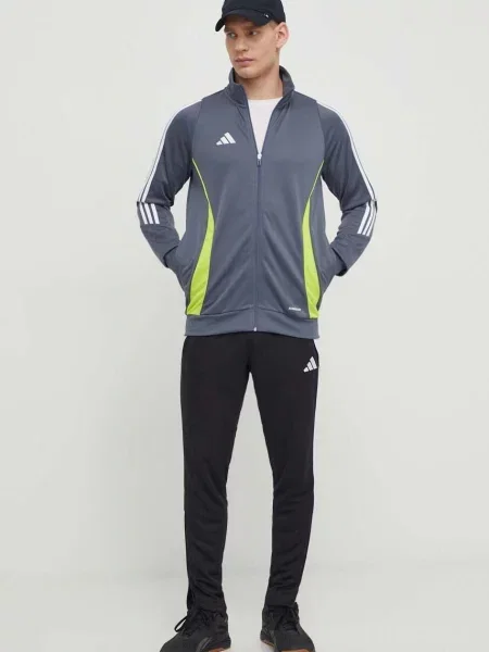 Pulover za vadbo adidas Performance Tiro 24 siva