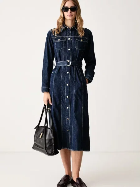 Gant rochie din denim