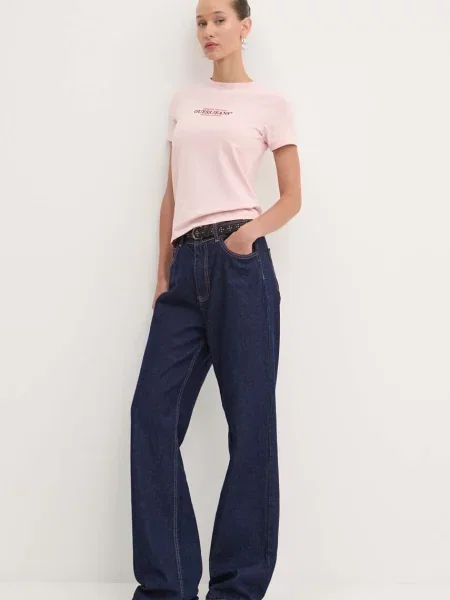 Футболка Guess Jeans рожевий