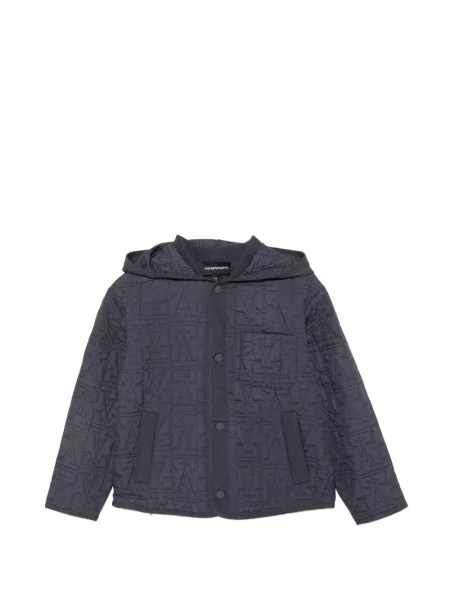 Kurtka dziecięca Emporio Armani szara