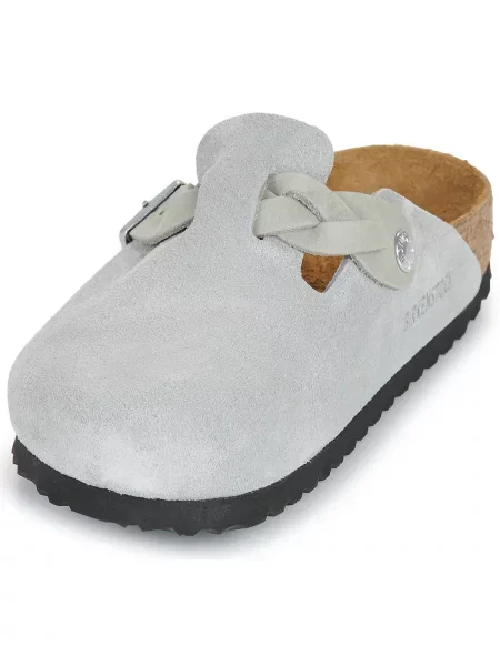 Papuci Birkenstock țesuți gri