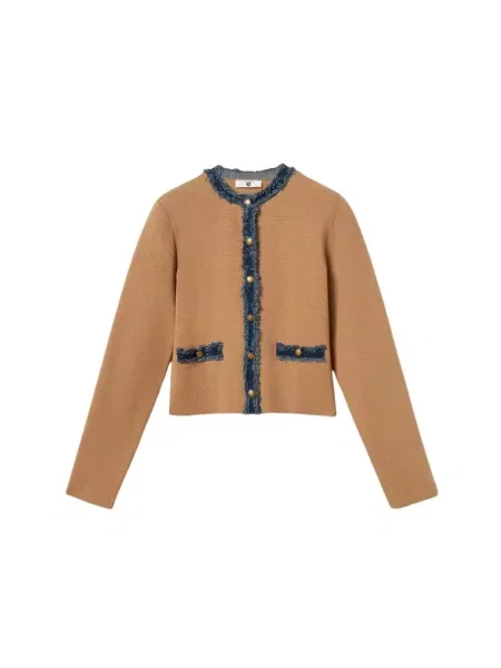 Kardigan Twinset beżowy