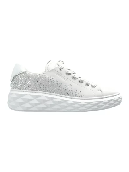 Sneakersy Jimmy Choo skórzane białe