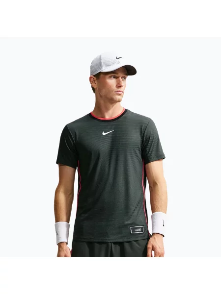 Polo tričko Nike Court Slam Aero-Fit Black Spruce/White bílé