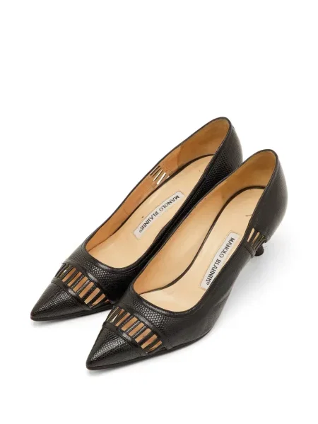 Pantofi cu toc Manolo Blahnik negru