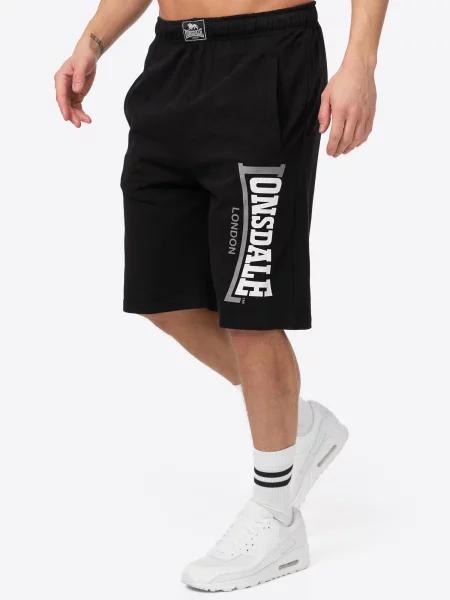 Szorty Lonsdale Logo Jam czarne