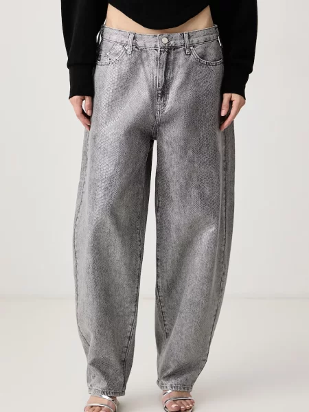 Karl Lagerfeld blugi relaxed fit pentru femei gri