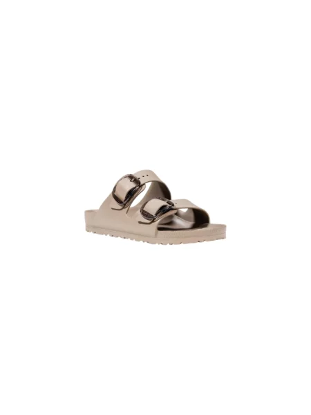 Wodoodporne EVA klapki Birkenstock na sprzączkę szare