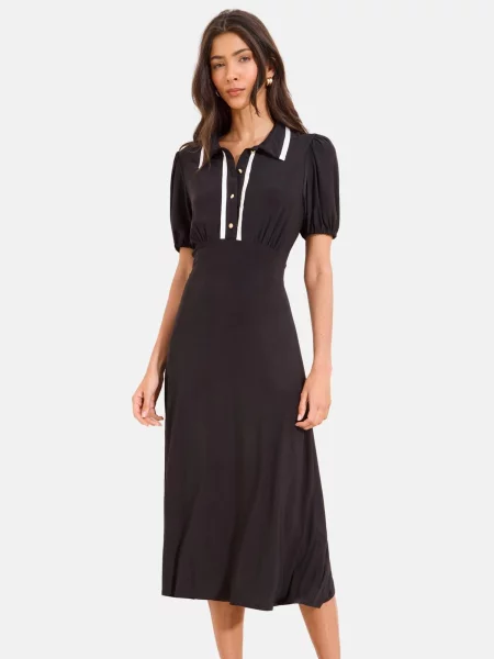 Lipsy Rochie negru alb