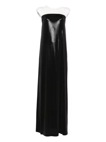Rochie maxi Norma Kamali de costum negru