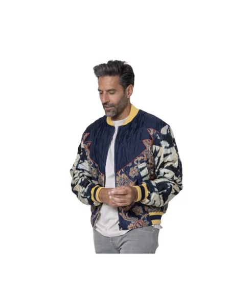 Kurtka bomber Pierre Louis Mascia niebieski