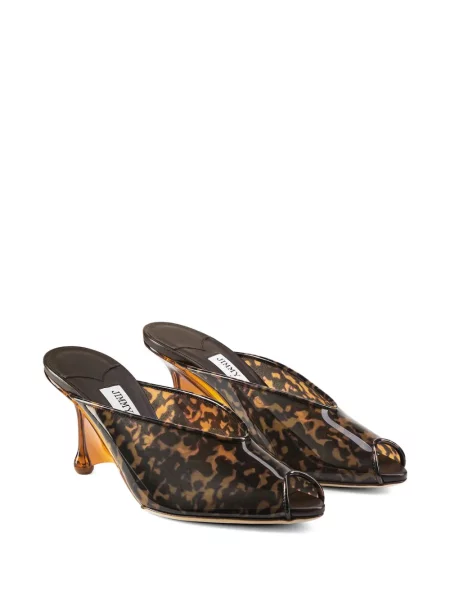 Papuci tip mules Jimmy Choo maro