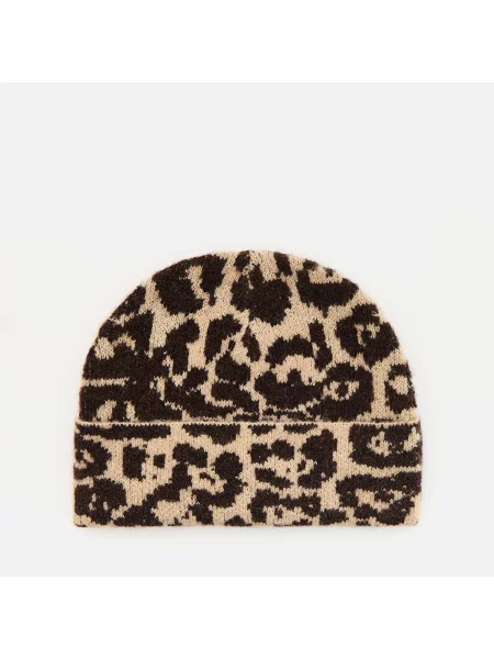 Reserved Párducmintás beanie sapka többszínű