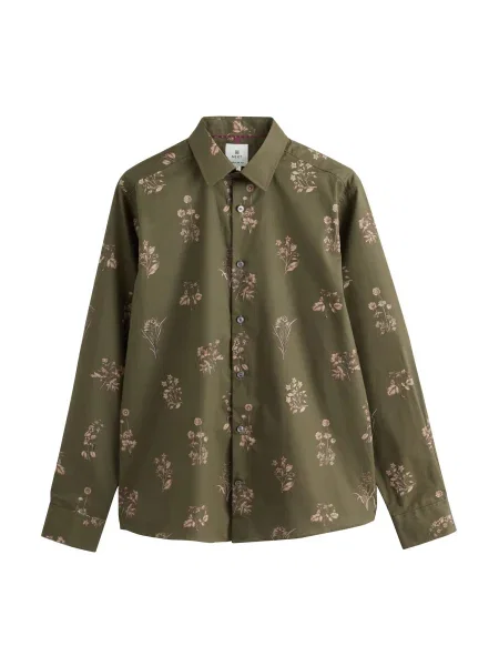 Next Košulja Kew Garden / tamno / kaki bež