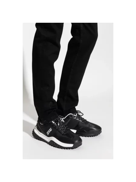 Sneakersy Versace Jeans Couture z logo czarne