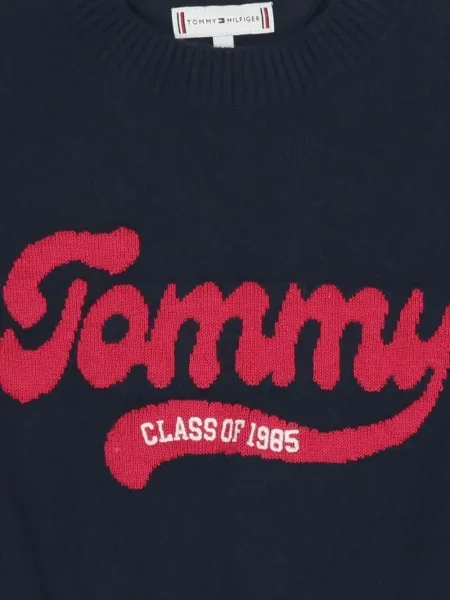Sukienka dziecięca Tommy Hilfiger niebieska
