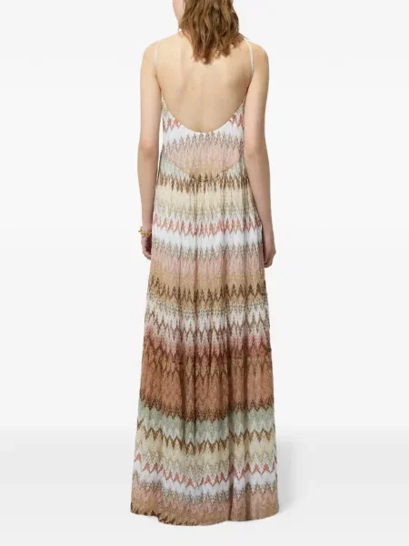 Rochie maxi Missoni cu gât halter