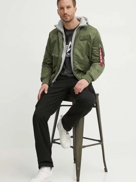 Μπουφάν Alpha Industries D-Tec 01 πράσινο