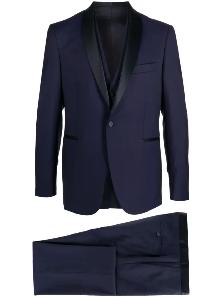 Costum Tagliatore de lână albastru