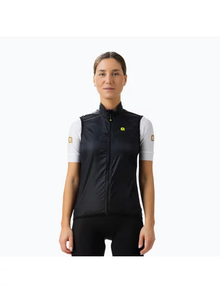 Дамска колоездачна жилетка Alé Gilet Donna Vento black черно