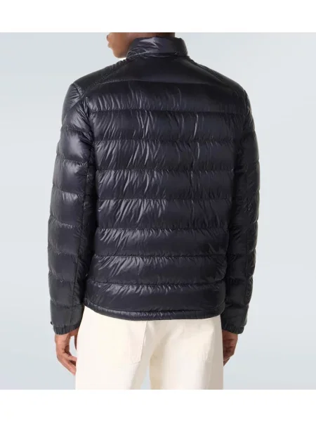 Geacă cu puf Moncler albastru