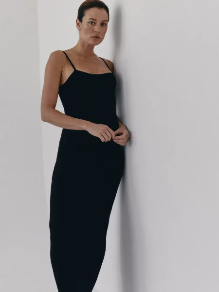 Сукня MUUV. JORDE maxi облягаюча чорний