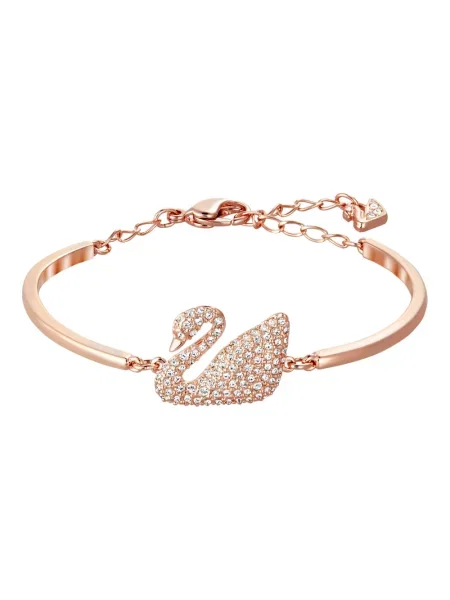 Bransoletka Swarovski różowa