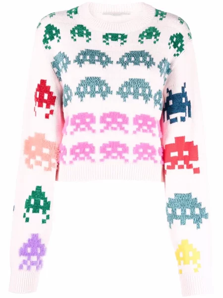 Pulover Stella Mccartney tricotate roz