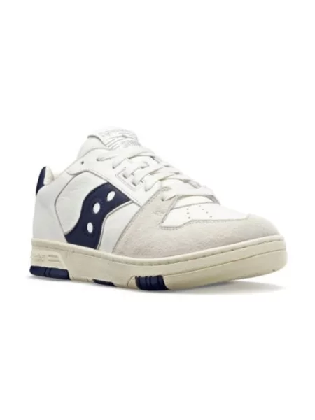 Sneakersy Saucony skórzane do golfa białe