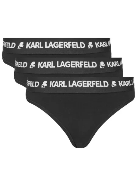 KARL LAGERFELD Комплект бикини черен