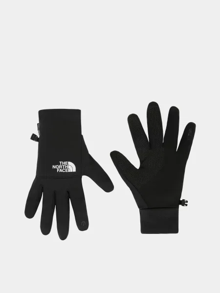 Переработанный перчатки The North Face черные