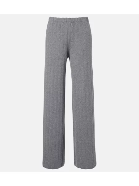 Pantaloni Lisa Yang din cașmir gri