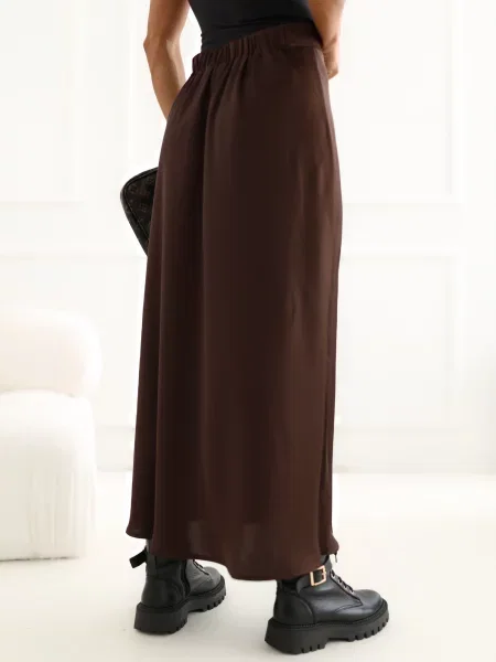 Midi-suknja Italy Moda crna