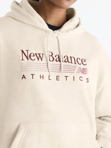 Махрове худі New Balance бежеве