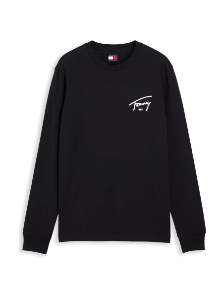 Tommy Jeans Tricou negru alb