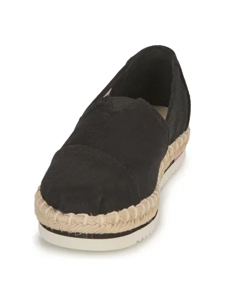 Platform talpú félcipő Toms fekete